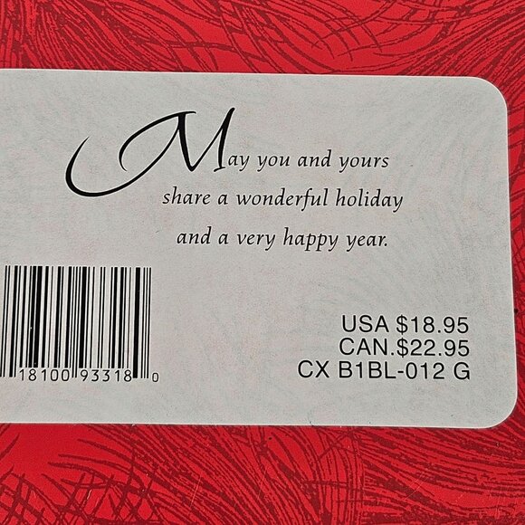 Carlton Cards Holiday Greeting Cards Set Of 12 With Self Sealing Envelopes - Picture 2 of 10